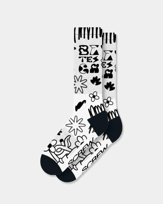 Socks Screw X BETESGA White