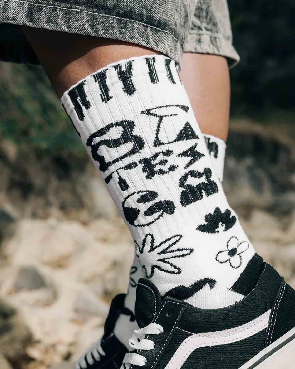 Socks Screw X BETESGA White